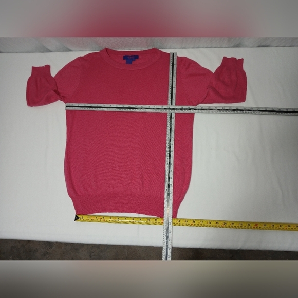 Twiggy London Cotton 3/4 Sleeve Knit Sweater. Size XL - Picture 2 of 5